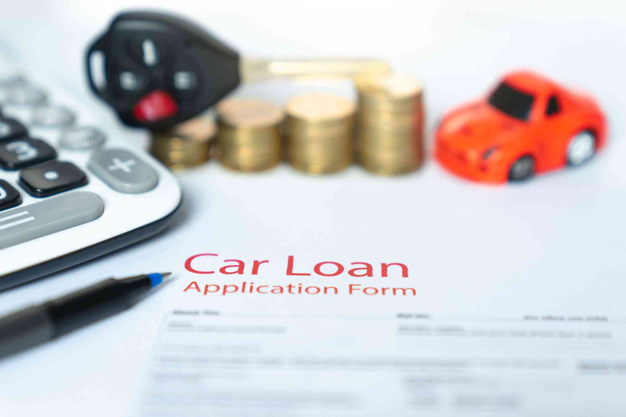 Car finance application form